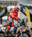 Train for enduro competition on Husqvarna motorcycles