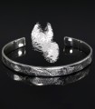 Personalized silver bracelet with your loved one's fingerprint, in Bucharest