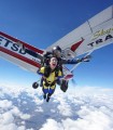 Tandem skydiving in Cluj