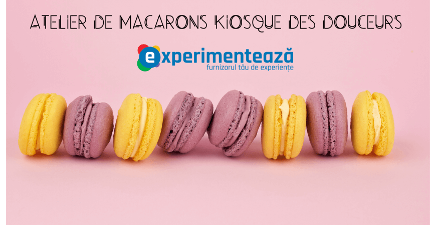 Echipa Experimenteaza.ro la atelierul de macarons