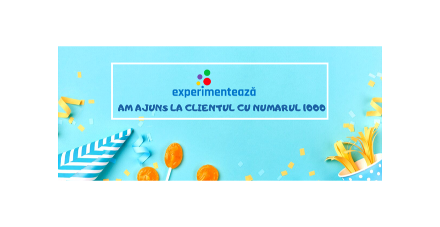 Experimenteaza in presa: Am ajuns la clientul cu numarul 1000 si nu ne oprim aici!