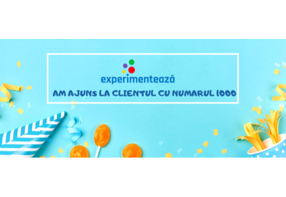 Experimenteaza in presa: Am ajuns la clientul cu numarul 1000 si nu ne oprim aici!